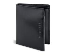 bugatti Romano Portefeuille en Cuir pour Homme avec Protection RFID, Porte-Monnaie Vertical - Noir