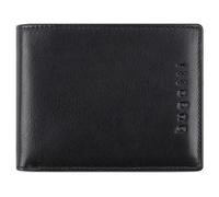 bugatti Romano Portefeuille Homme en Cuir Robuste avec Blocage RFID, Format Horizontal - Noir