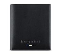 bugatti Romeo Étui pour Cartes entièrement en Cuir de Vachette Souple, Protection RFID, avec 8 emplacements pour Cartes, Noir