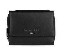 bugatti Romeo Portefeuille Femme, 100% Cuir, avec Protection RFID et Multiples Compartiments, Noir