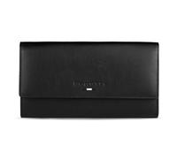 bugatti Romeo Portefeuille Femme, 100% Cuir, avec Protection RFID et Rabat, Noir