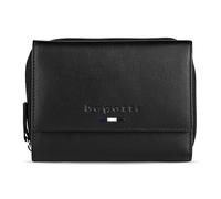 bugatti Romeo Portefeuille Femme, 100% Cuir, avec Protection RFID et Multiples Compartiments, Noir