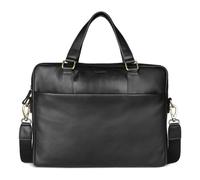 bugatti Ryan Attaché-case Cuir véritable 39 cm Compartiment ordinateur noir
