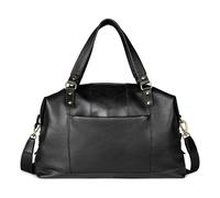 bugatti Ryan Sac de voyage Weekender Cuir véritable 44 cm noir