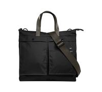 bugatti Legere Sac shopper pour homme, sac porté épaule léger en polyester ripstop, noir
