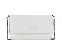 bugatti Elsa 3er ensemble de sacs pour femmes en cuir, petit sac à bandoulière avec étui pour cartes et clés, blanc