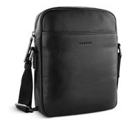 bugatti Sac à épaule bandoulière noir en cuir pour femme et homme - Savona Crossover Bag 313779