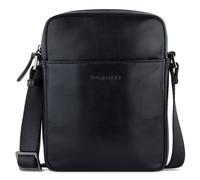 bugatti Romano sac à bandoulière compact pour homme en cuir de haute qualité en noir
