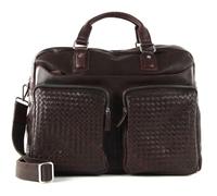 bugatti Sac de voyage marron pour homme - Woven Weekender Darkbrown 104879