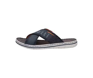 bugatti Sani Sandales pour homme, gris foncé, 41 EU