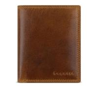 bugatti Savona Portefeuille en Cuir tanné végétal pour Homme, Protection RFID, Format Vertical - Cognac