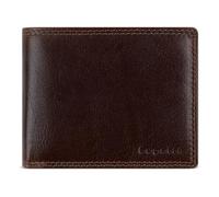 bugatti Savona Portefeuille Homme en Cuir de Buffle tanné végétal, Porte-Monnaie avec Blocage RFID, Format Horizontal - Marrone