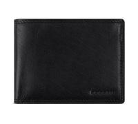 bugatti Savona Portefeuille Homme en Cuir de Buffle tanné végétal, Protection RFID, Compartiment Monnaie - Noir