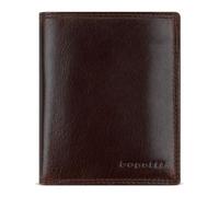 bugatti Savona Portefeuille Homme en Cuir de Buffle tanné végétal, Protection RFID, Vertical - Marron