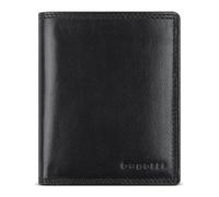 bugatti Savona Portefeuille Homme en Cuir de Buffle tanné végétal, Protection RFID, Vertical - Noir