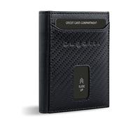 bugatti Secure Slim Porte-monnaie Protection RFID Cuir 8 cm noir