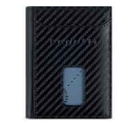 bugatti Secure Slim Mini Portefeuille en Cuir, Protection RFID, Porte-Cartes, Carbone