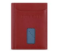 bugatti Secure Slim Porte-monnaie Protection RFID Cuir 8 cm rouge