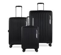 bugatti Set de Valises noir pour femme et homme - Hera Hard Case Trolley S / M / L 313722