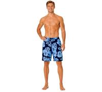 Bugatti® - Short de bain moderne pour homme avec motif floral - Noir/Jade ou rouge/gris clair, bleu, 5XL