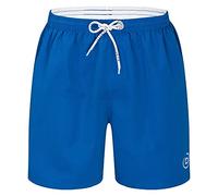 bugatti® Short de bain pour homme en bleu, vert, bleu marine, rouge, noir ou turquoise, Bleu moyen, 5XL
