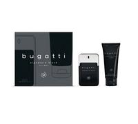 bugatti signature black Coffret cadeau, pour homme, eau de toilette 100 ml + gel douche 200 ml, parfum boisé pour homme, coffret cadeau, kit de soins avec parfum et gel douche, élégant, sportif,