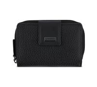 bugatti Sina Portefeuille S à Fermeture éclair en Cuir véritable, Femmes, Noir