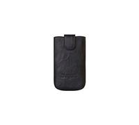 Bugatti SlimCase Unique Size ML - Etui pour téléphone portable - cuir véritable - carbone - pour Apple iPhone 5