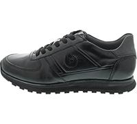 BUGATTI - Sneakers en cuir noires avec semelle crantée et fermeture à lacets - Taille numeric_45