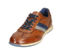 Bugatti Sneakers Halbschuhe Schnürschuhe Chaussures En Cuir Marron A9Q05