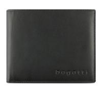 bugatti Super Slim Portefeuille en Cuir véritable - Protection RFID, 100% Fait Main Noir