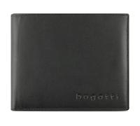 bugatti Super Slim Portefeuille en cuir véritable - protection RFID, 100% fait main noir