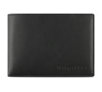 bugatti Super Slim Portefeuille en cuir véritable - protection RFID, noir
