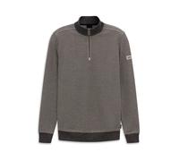 bugatti Sweat-shirt bleu foncé / blanc, Taille L