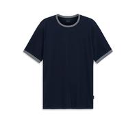 bugatti T-Shirt bleu marine / blanc, Taille M