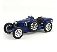 Norev Modèle de voiture Bugatti T35 1925 Échelle 1:12 Bleu n°14 NV125703