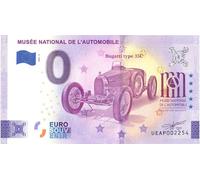 Bugatti Type 35C Billet de 0 euros - Musée National de l'Automobile - France - Souvenir o Zéro €