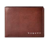 bugatti Valencia Porte-monnaie Protection RFID Cuir véritable 12 cm brun
