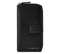 bugatti Valencia Porte-monnaie Protection RFID Cuir véritable 19 cm noir