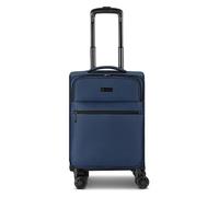 bugatti Valencia Soft 4 roues Valise cabine S 55 cm avec soufflet d'extension bleu