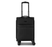 BUGATTI Valise de cabine pour homme et femme | Petite valise cabine à roulettes 36,5 x 19,5 x 55 cm en polyester flexible de qualité supérieure | Extensible et double roulettes | Série Valencia Soft