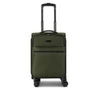 BUGATTI Valise de cabine pour homme et femme | Petite valise cabine à roulettes 36,5 x 19,5 x 55 cm en polyester flexible de qualité supérieure | Extensible et double roulettes | Série Valencia Soft