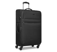 BUGATTI Valise Check-in pour homme et femme | Grande valise à roulettes XL 46,5 x 28,5 x 75 cm en polyester flexible de qualité supérieure | Extensible et double roulettes | Série Valencia Soft