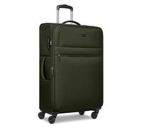 BUGATTI Valise Check-in pour homme et femme | Grande valise à roulettes XL 46,5 x 28,5 x 75 cm en polyester flexible de qualité supérieure | Extensible et double roulettes | Série Valencia Soft