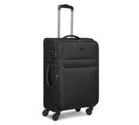 BUGATTI Valise Check-in pour homme et femme | Valise à roulettes de taille moyenne 41,5 x 23,5 x 65 cm en polyester flexible de qualité supérieure | Extensible et double roulettes | Série Valencia