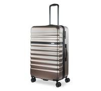 Valise Bugatti Corium 4 roues trolley 75 cm - Gold - Rigide - Cadenas TSA - Homme