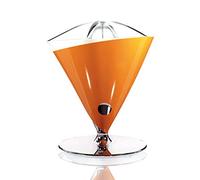 BUGATTI, Vita, Presse-Agrumes Électrique avec Carafe en Verre Trempé Soufflé Incluse, Capacité 0,6 Litre, Filtre en Acier Inoxydable, 80 W, Couleur Orange