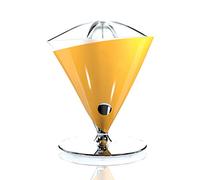 BUGATTI, Vita, Presse-agrumes électrique, Vitesse 90-95 tours par minute, Capacité 0,6 litre, Filtre en acier inoxydable, 80 W, Design élégant, Couleur Jaune