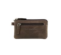 Bugatti Fashion Porte-clés Volo cuir avec compartiment à pièces et anneaux – Coffret cadeau Marron