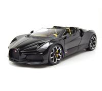 Bugatti W16 Mistral Noir Voiture Modèle 1:18 Bburago Die-Cast Avec Boîte